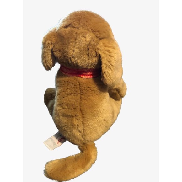 Gund "Boomer" Puppy Dog Plush Yellow Lab, Tan, Red Collar 8" 2002 Vintage - Picture 3 of 8